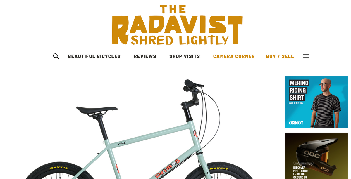 The Radavist puts the Primos Pixie on its Radar
